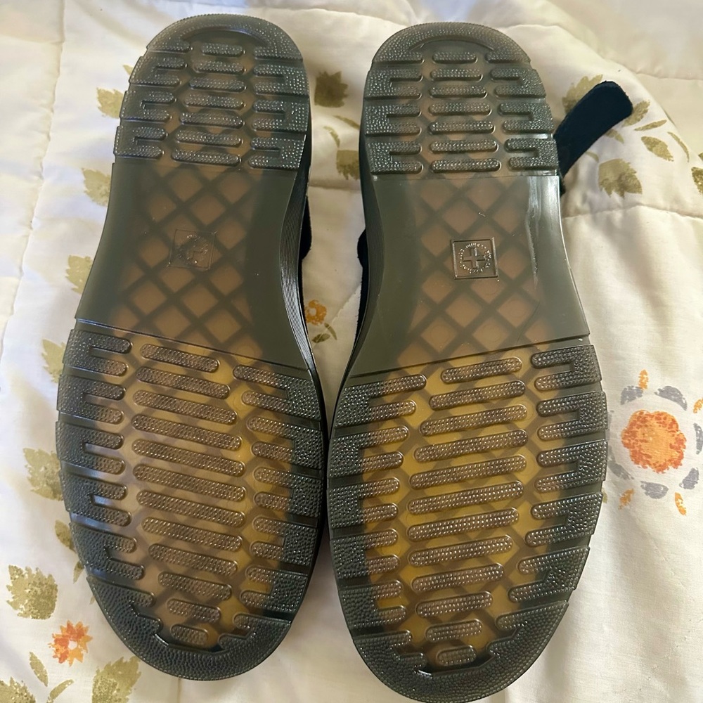 Sold! Dr. Martens Black Suede Carlson Mules NWOB Size 10. - Picture 3 of 5